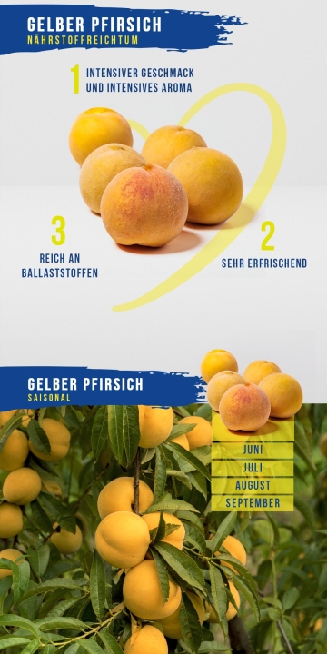 Gelber Pfirsich